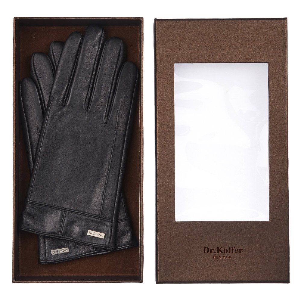 Др.Коффер H760118-236-04 перчатки мужские touch (9), размер 9, цвет черный - фото 2