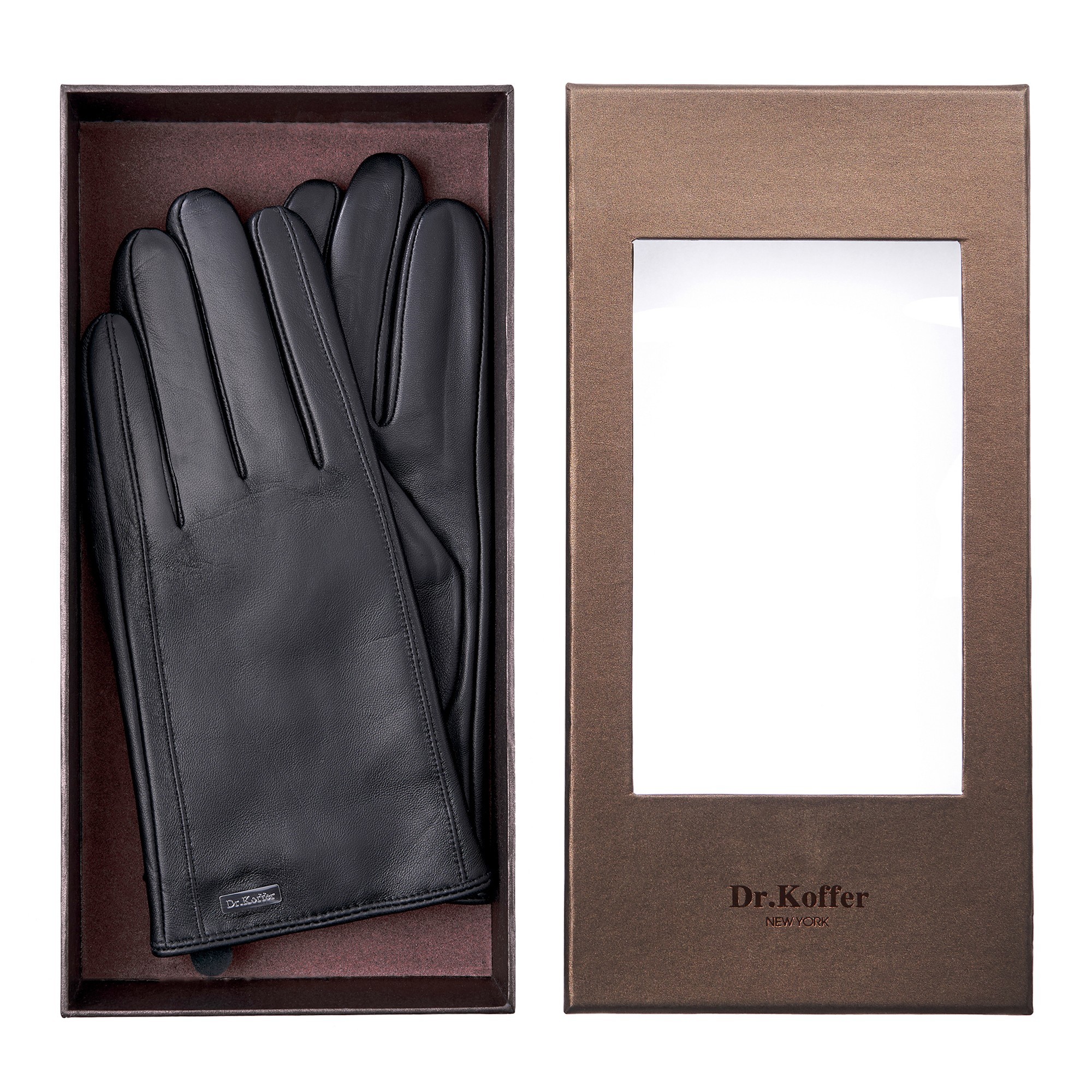 Др.Коффер H760103-236-04 перчатки мужские touch (9,5), размер 9, цвет черный - фото 5