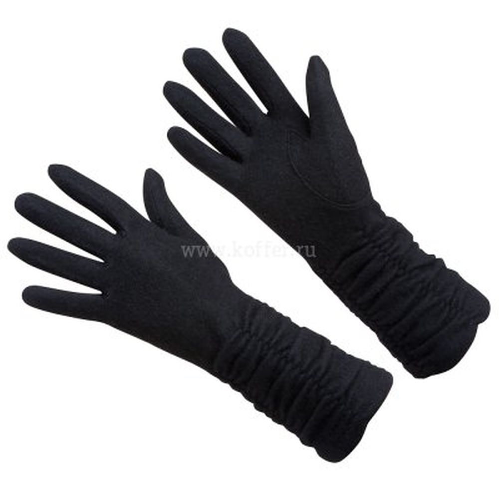 Др.Коффер H620155-135-04 перчатки женские (6,5), размер 6, цвет черный - фото 1