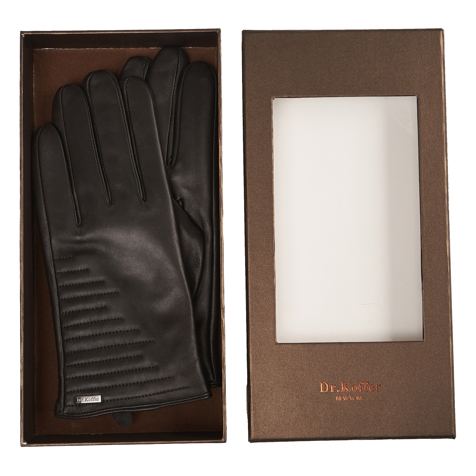 Др.Коффер H760125-236-04 перчатки мужские touch (11), размер 11, цвет черный - фото 2
