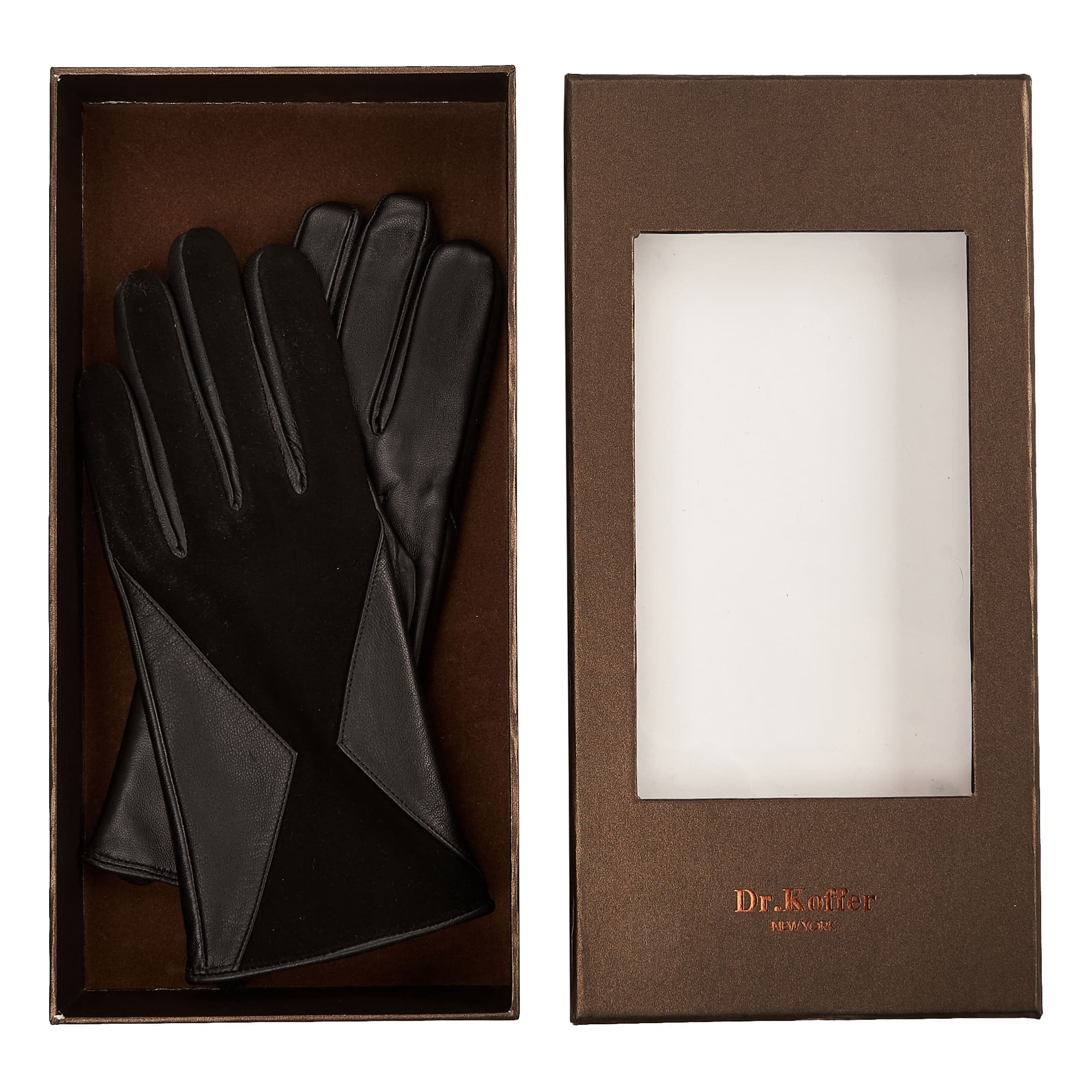 Др.Коффер H660145-236-04 перчатки женские touch (6,5), размер 6, цвет черный - фото 2