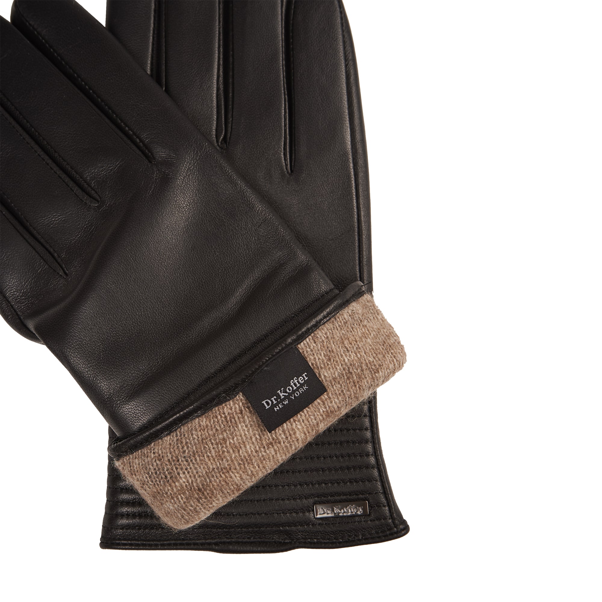 Др.Коффер H760122-236-04 перчатки мужские touch (8), размер 8, цвет черный - фото 3