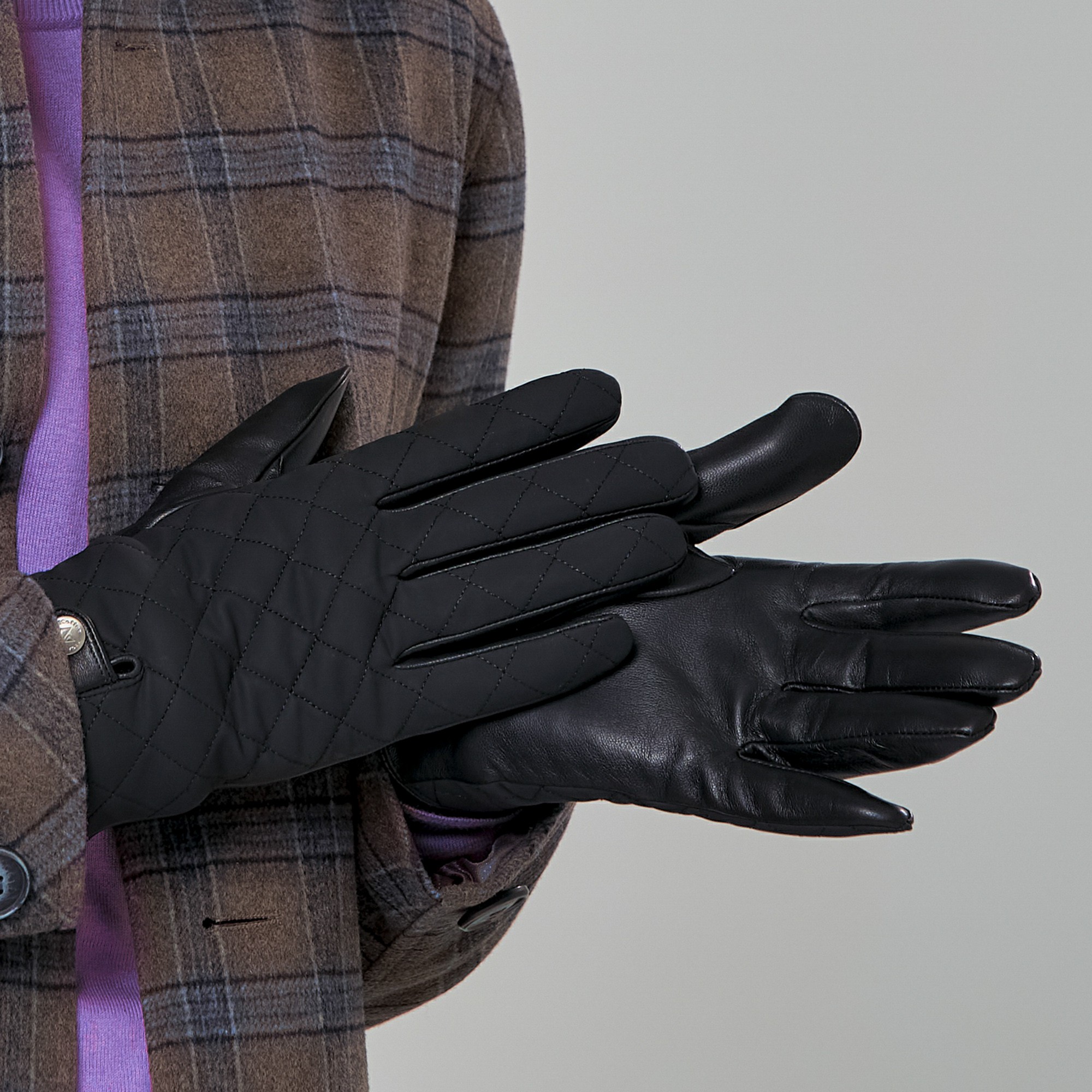 Др.Коффер H760126-236-04 перчатки мужские touch (11), размер 11, цвет черный - фото 2