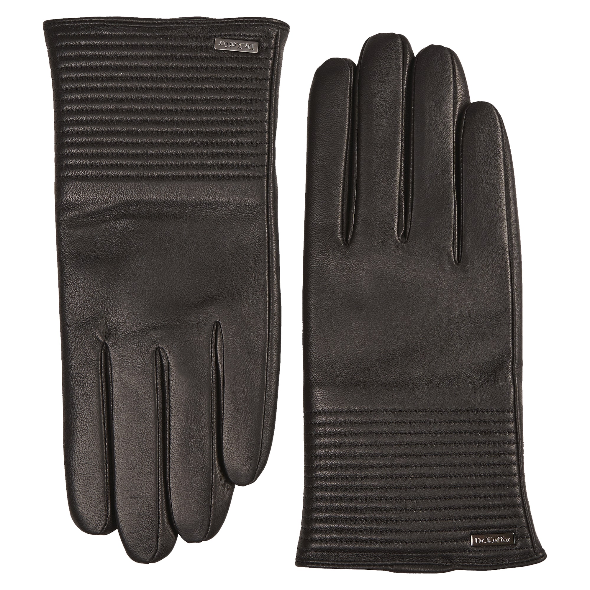 Др.Коффер H760122-236-04 перчатки мужские touch (8), размер 8, цвет черный - фото 1
