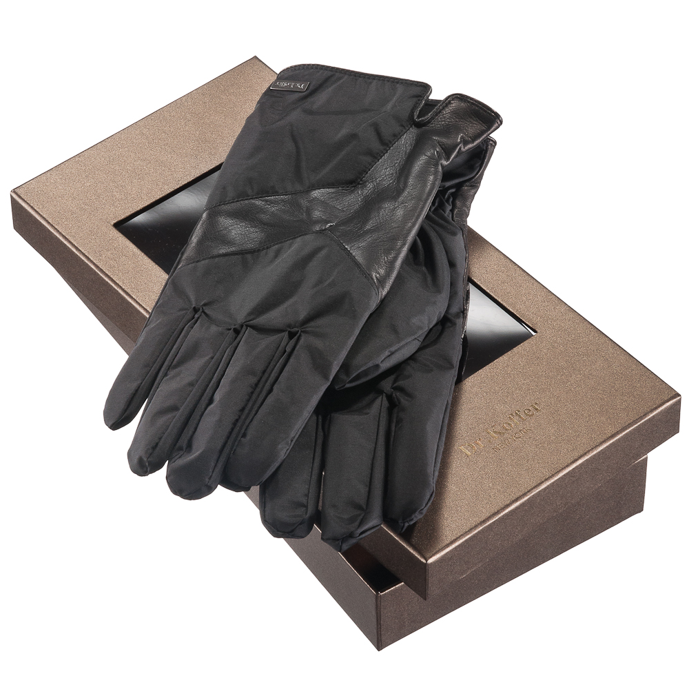 Др.Коффер H720046-35-04 перчатки мужские (9), размер 9, цвет черный - фото 1
