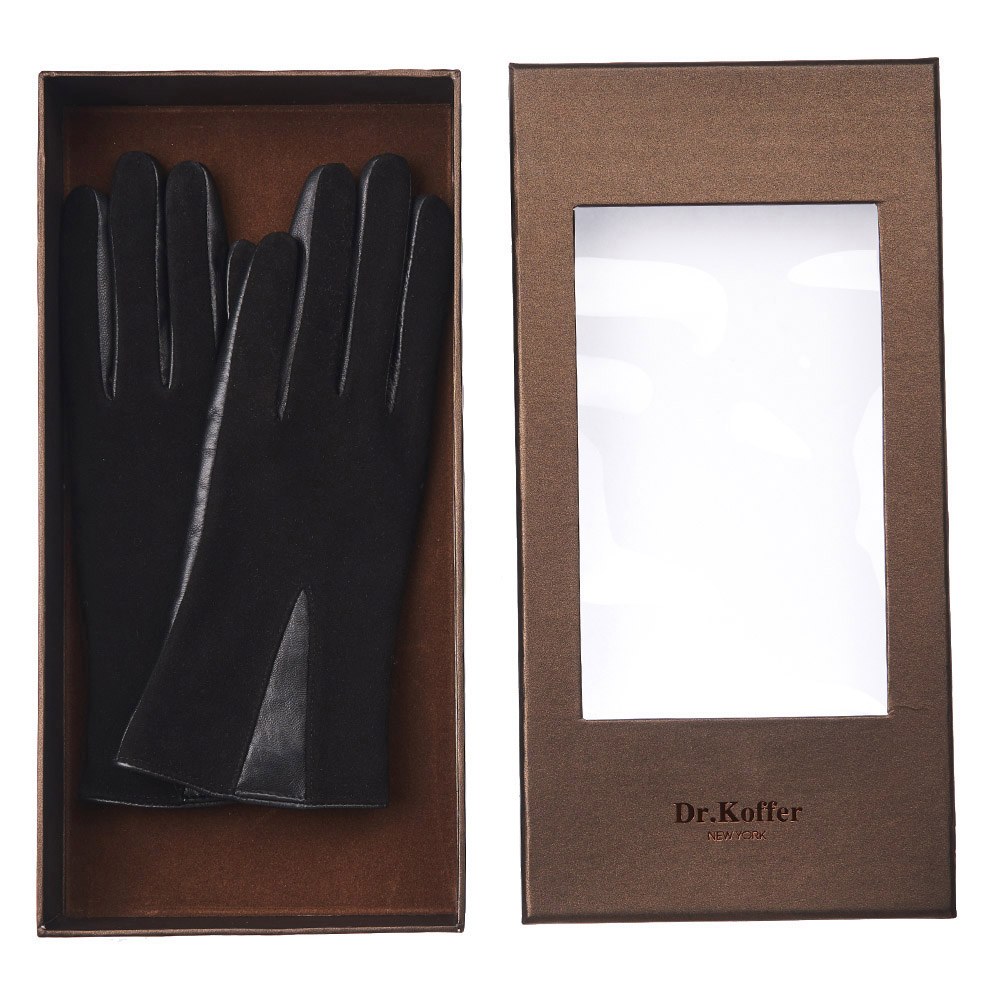 Др.Коффер H660132-236-04 перчатки женские touch (7,5), размер 7, цвет черный - фото 2