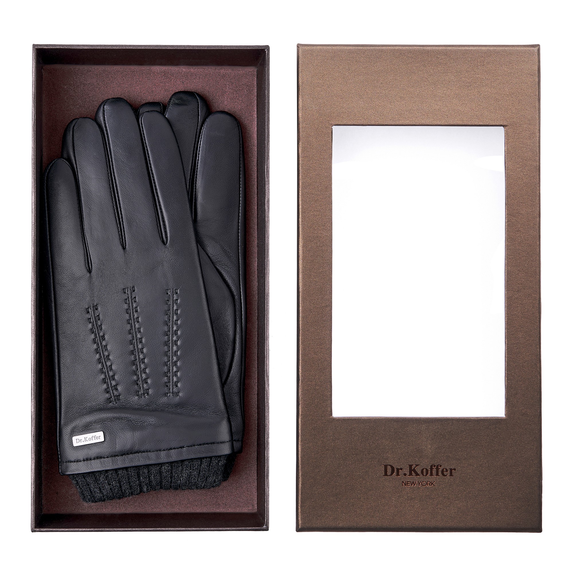 Др.Коффер H760129-236-04 перчатки (9,5), размер 9, цвет черный - фото 5