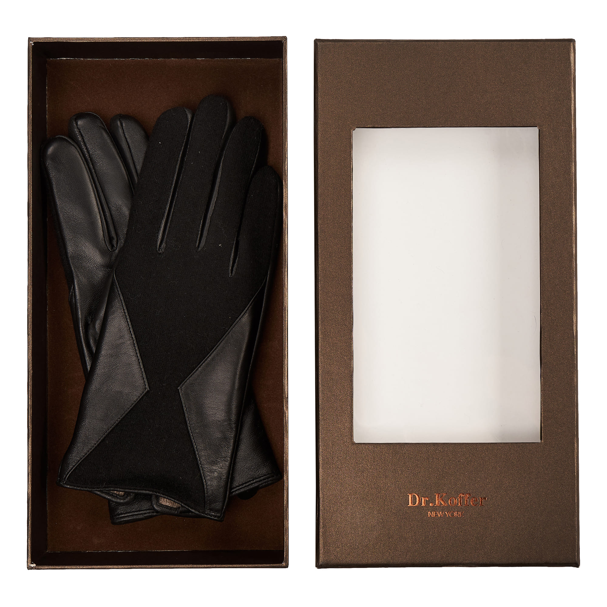Др.Коффер H660146-236-04 перчатки женские touch (7,5), размер 7, цвет черный - фото 2
