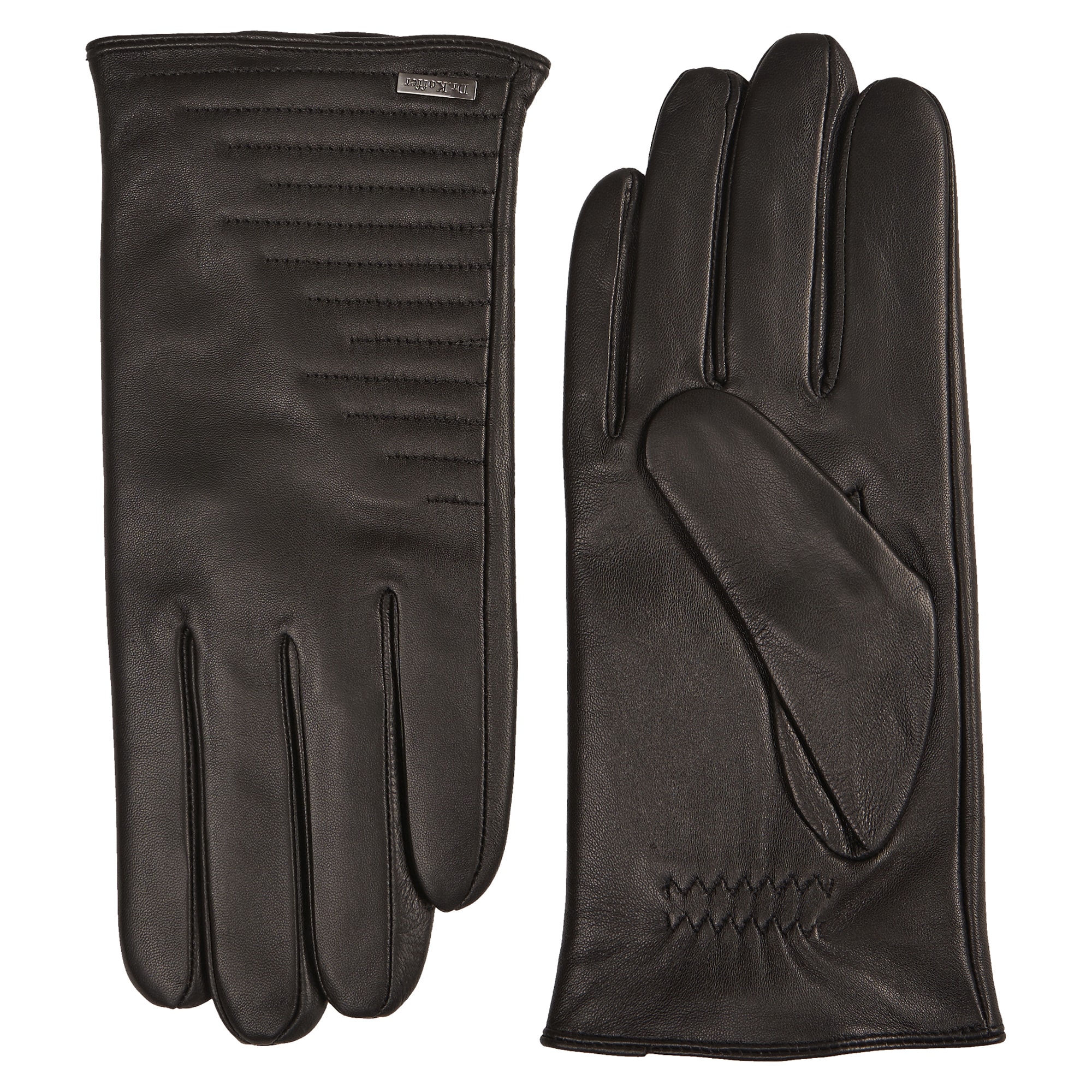 Др.Коффер H760125-236-04 перчатки мужские touch (11), размер 11, цвет черный - фото 1