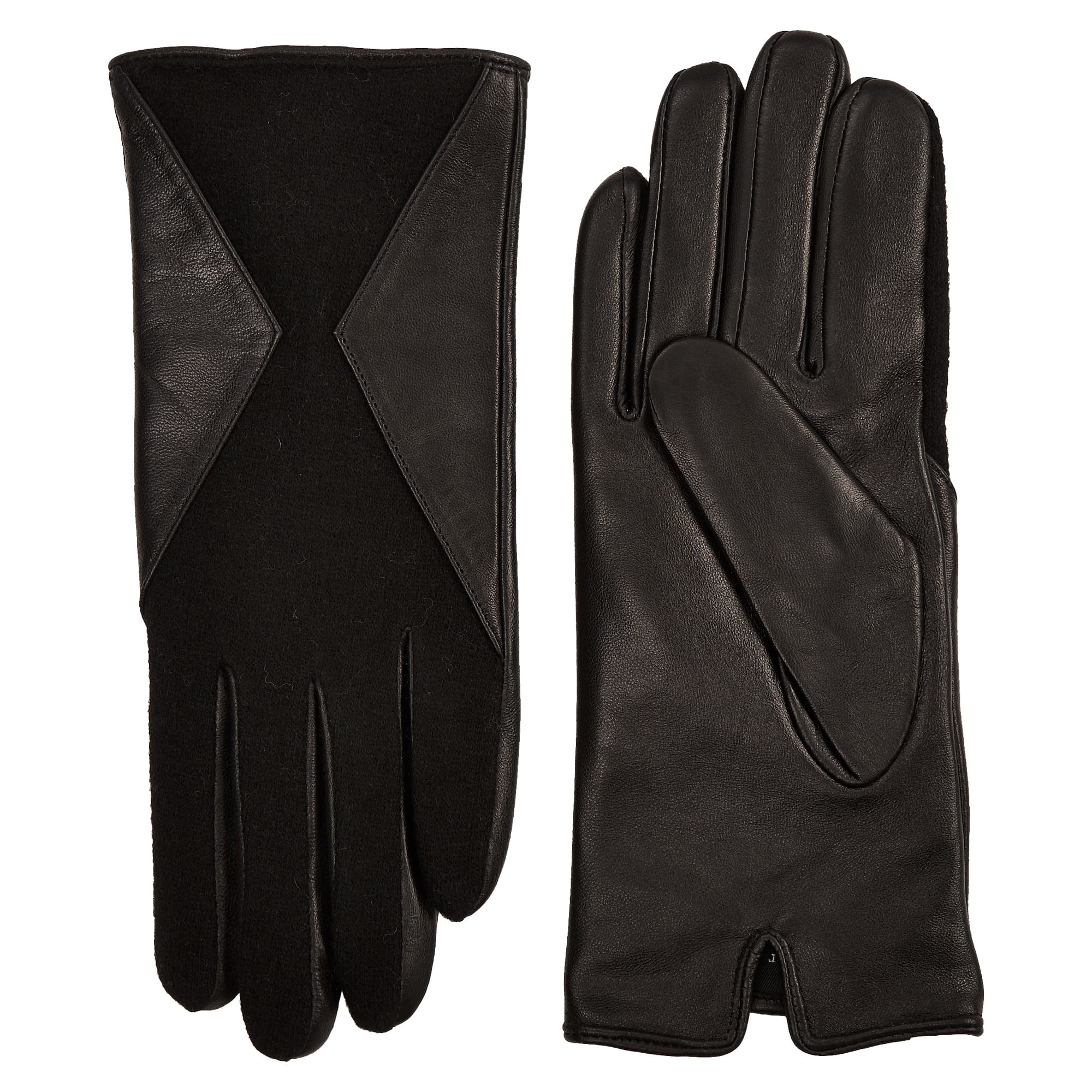 Др.Коффер H660146-236-04 перчатки женские touch (7,5), размер 7, цвет черный - фото 1