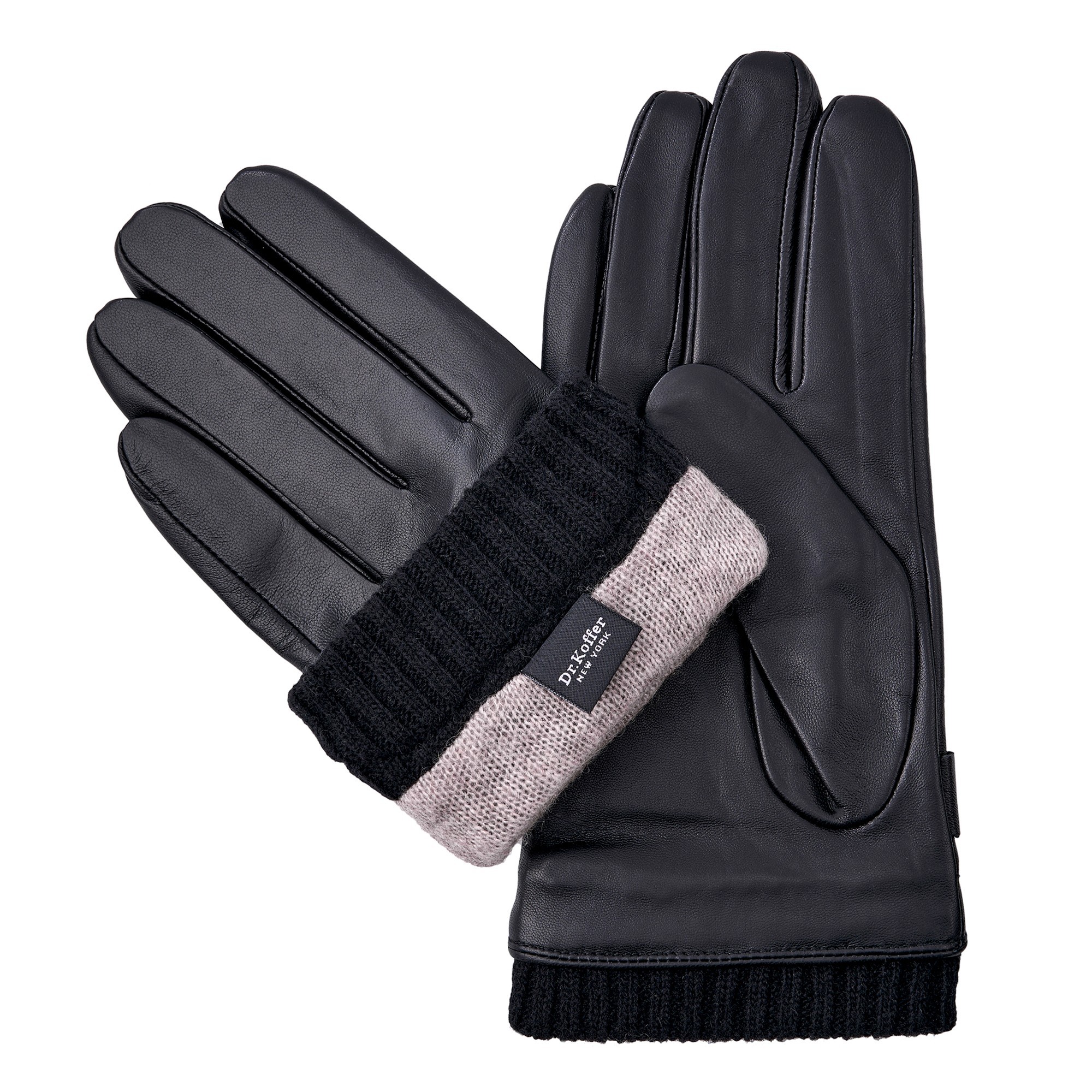 Др.Коффер H760106-236-04 перчатки мужские touch (8,5), размер 8, цвет черный - фото 4