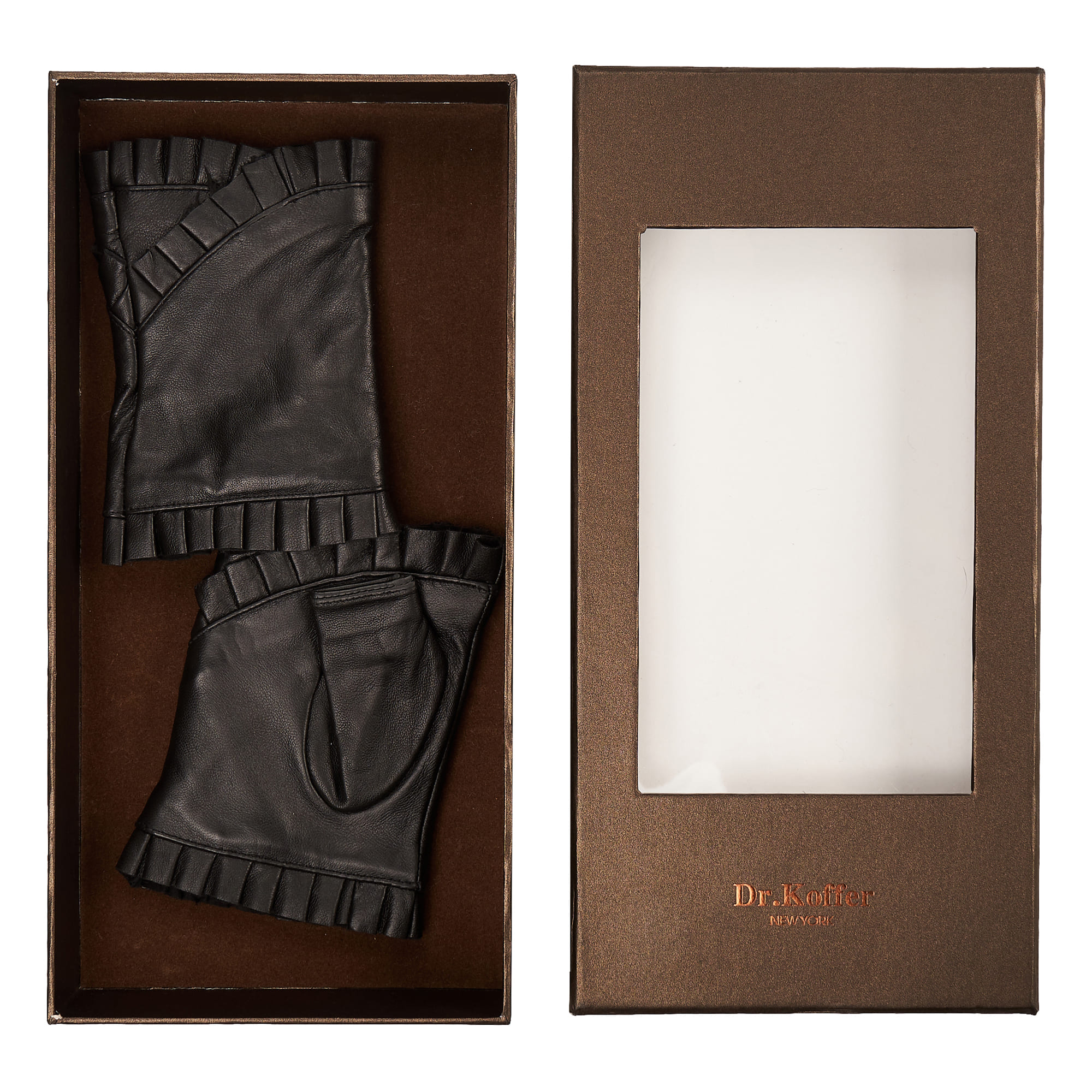 Др.Коффер H660154-236-04 перчатки женские (L), размер L, цвет черный - фото 2