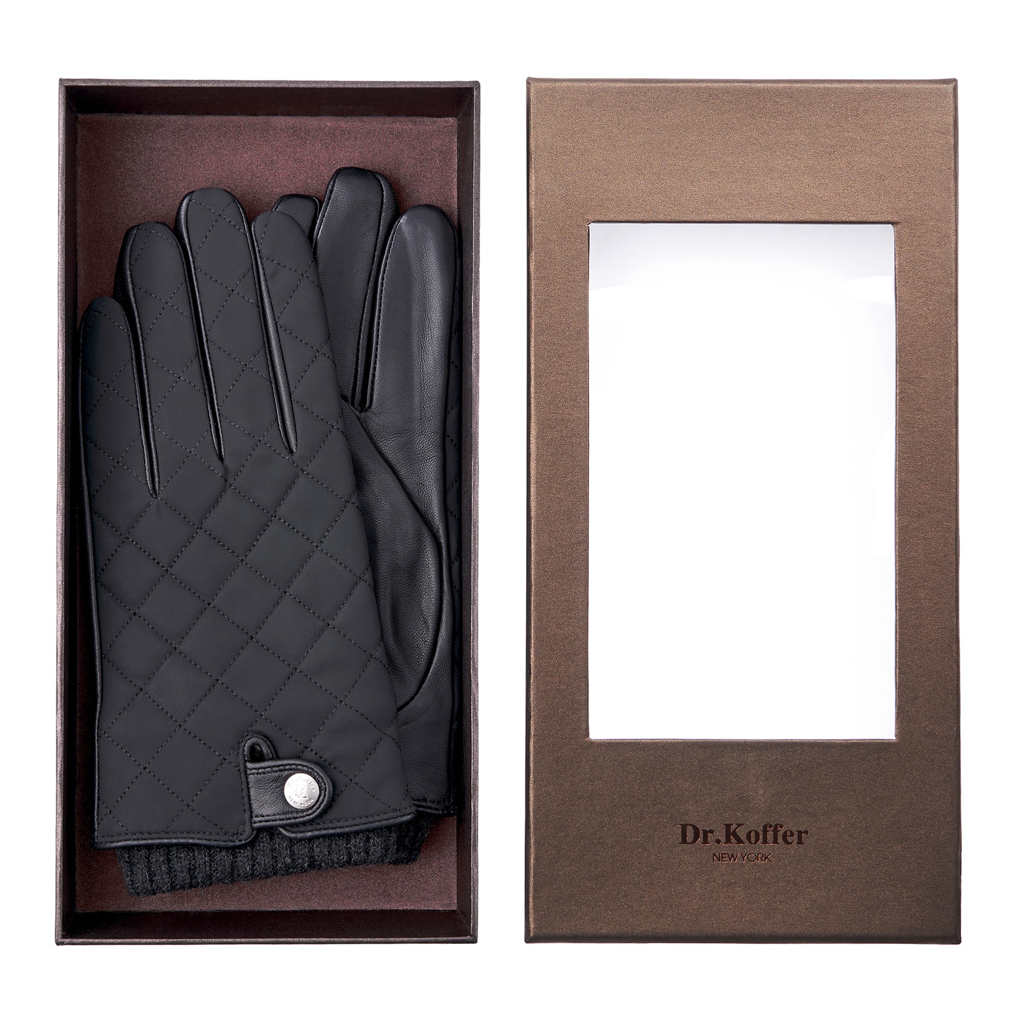 Др.Коффер H760126-236-04 перчатки мужские touch (11), размер 11, цвет черный - фото 5