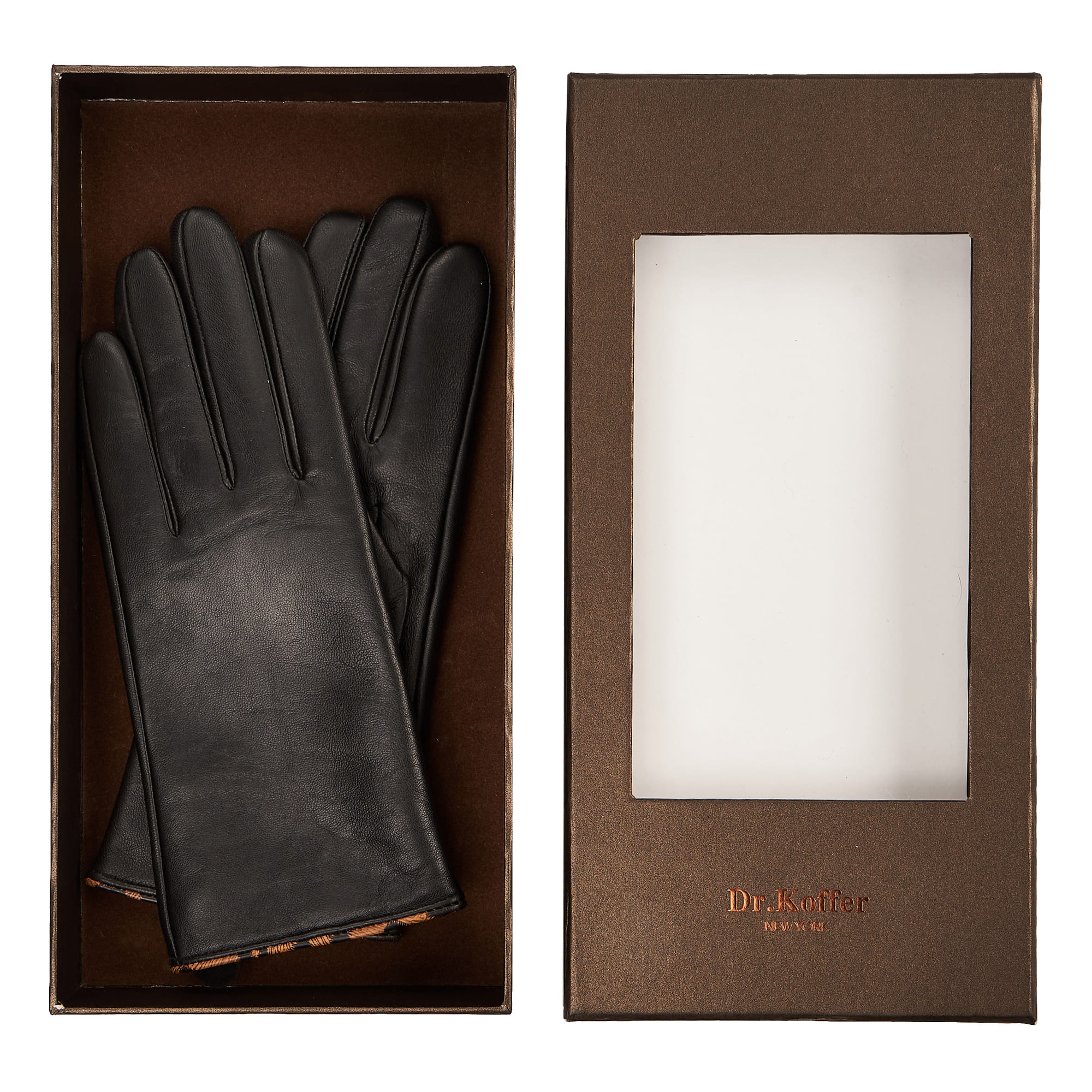 Др.Коффер H660147-236-04 перчатки женские touch (8), размер 8, цвет черный - фото 2