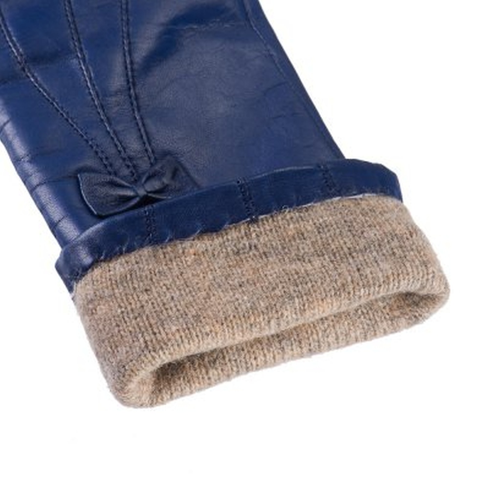 Др.Коффер H690106-98-60 перчатки жен (7), размер 7, цвет синий - фото 2
