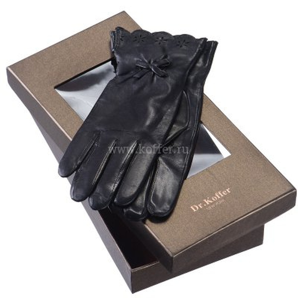 Др.Коффер H690104-98-04 перчатки жен (6), размер 6, цвет черный - фото 2