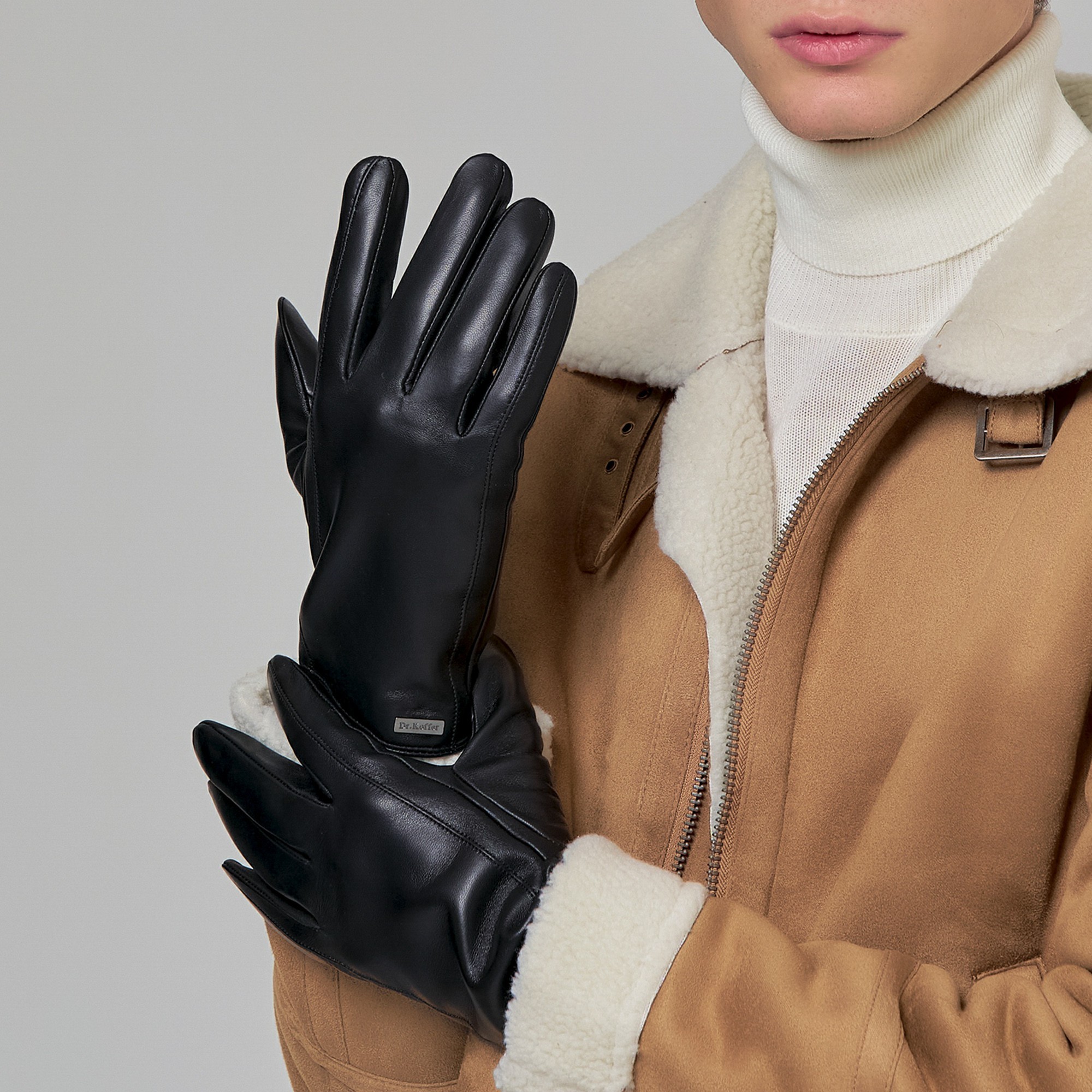 Др.Коффер H760103-236-04 перчатки мужские touch (9,5), размер 9, цвет черный - фото 1