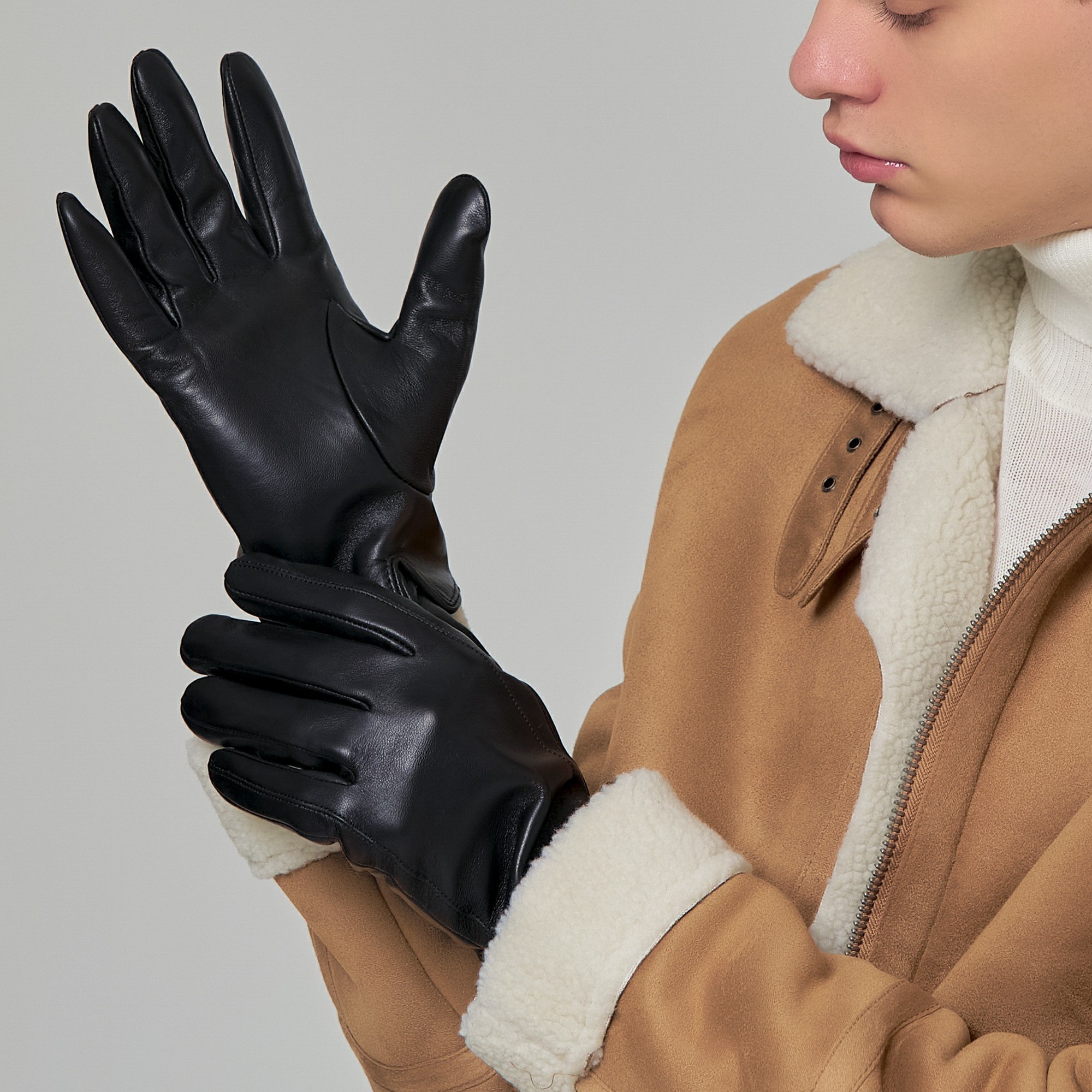 Др.Коффер H760103-236-04 перчатки мужские touch (9,5), размер 9, цвет черный - фото 2