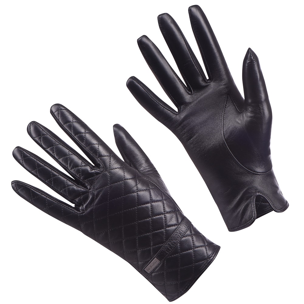 Др.Коффер H660103-236-04 перчатки женские touch (7,5), размер 7, цвет черный - фото 1