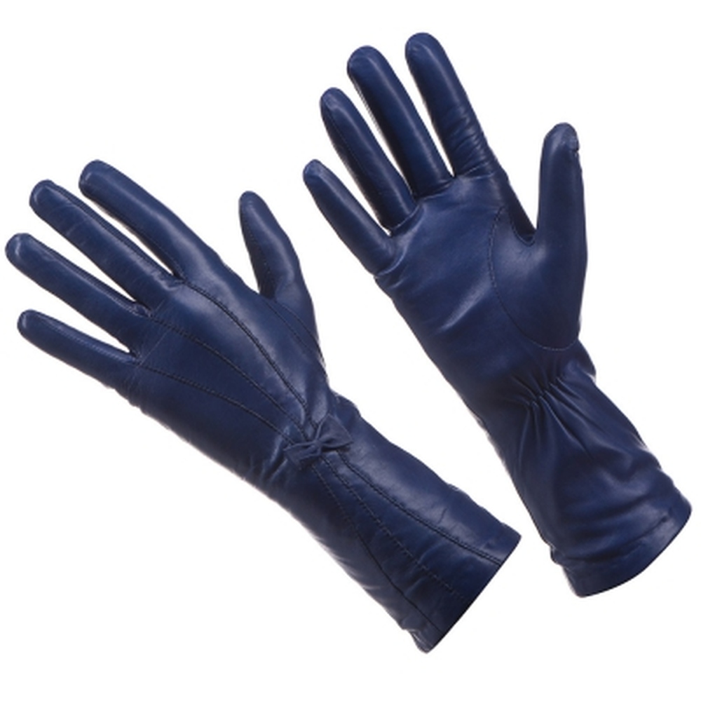 Др.Коффер H690106-98-60 перчатки жен (7), размер 7, цвет синий - фото 1