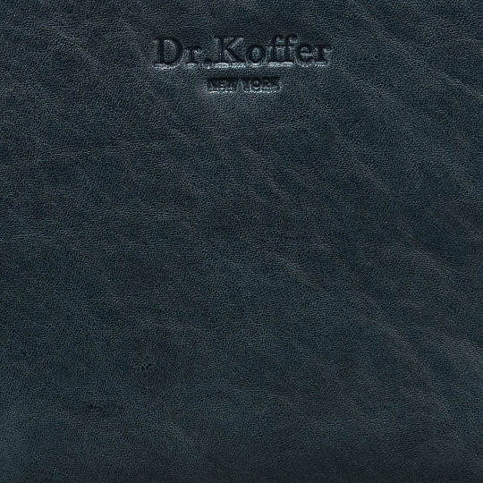 Синяя ключница из натуральной кожи Dr. Koffer