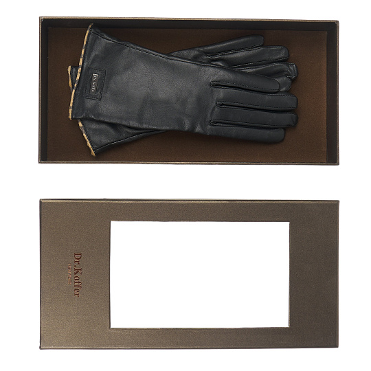 Др.Коффер H610197-41-04 перчатки женские с замшевой отделкой