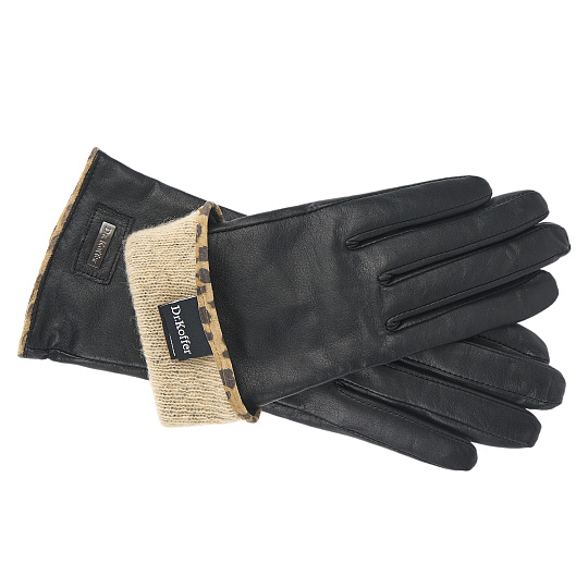 Др.Коффер H610197-41-04 перчатки женские с замшевой отделкой
